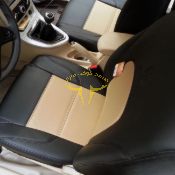 روکش چرم مشکی و کرم برلیانس 330