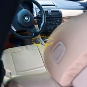 روکش چرم کرم BMW X3