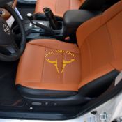 روکش چرم مشکی و مارون راوفور Rav4