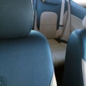 روکش چرم مشکی و کرم برلیانس