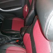 روکش صندلی چرم مشکی و قرمز فابریک چانگان