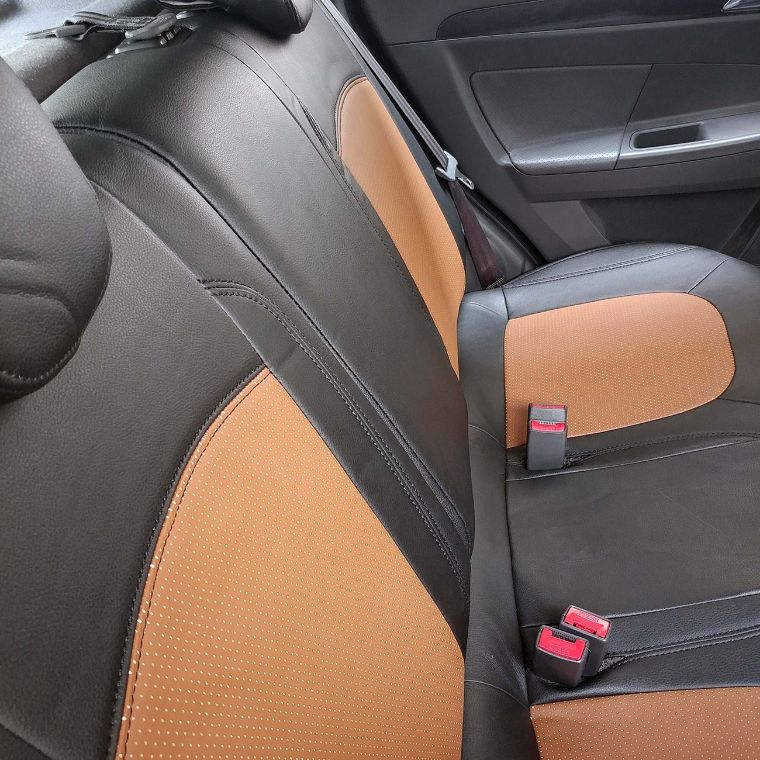 روکش چرم مشکی و مارون اچ سی کراس