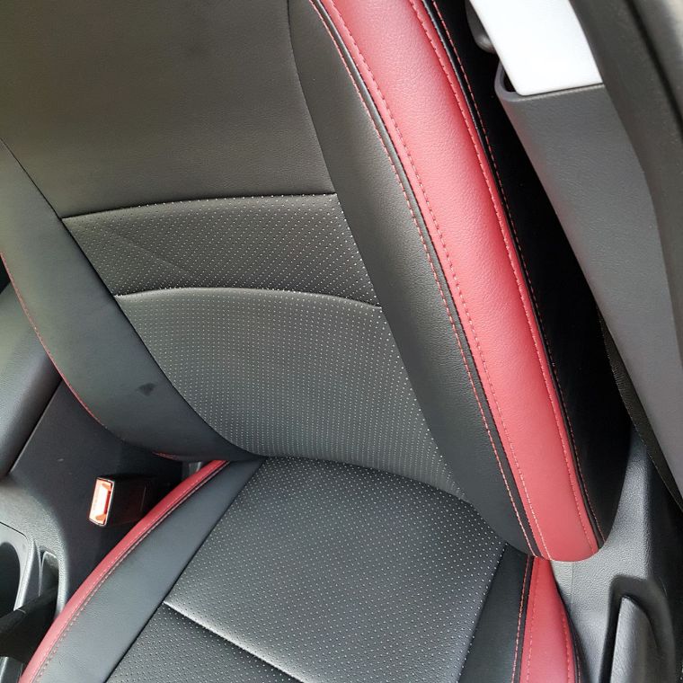 روکش چرم مشکی و زرشکی ایکس 33 اس