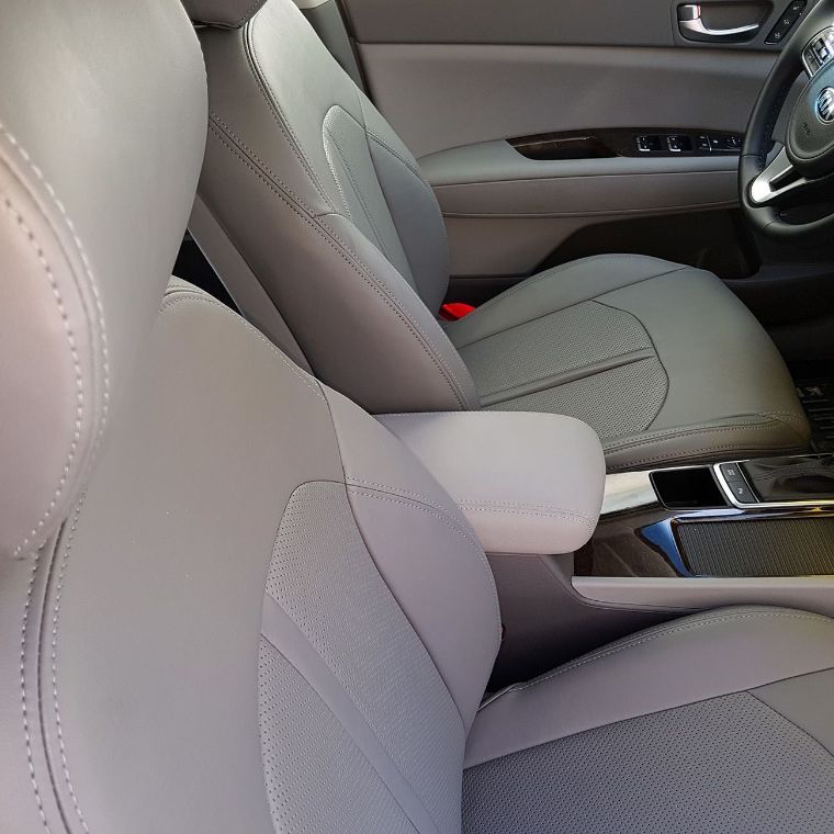 روکش چرم طوسی اپتیما 2017