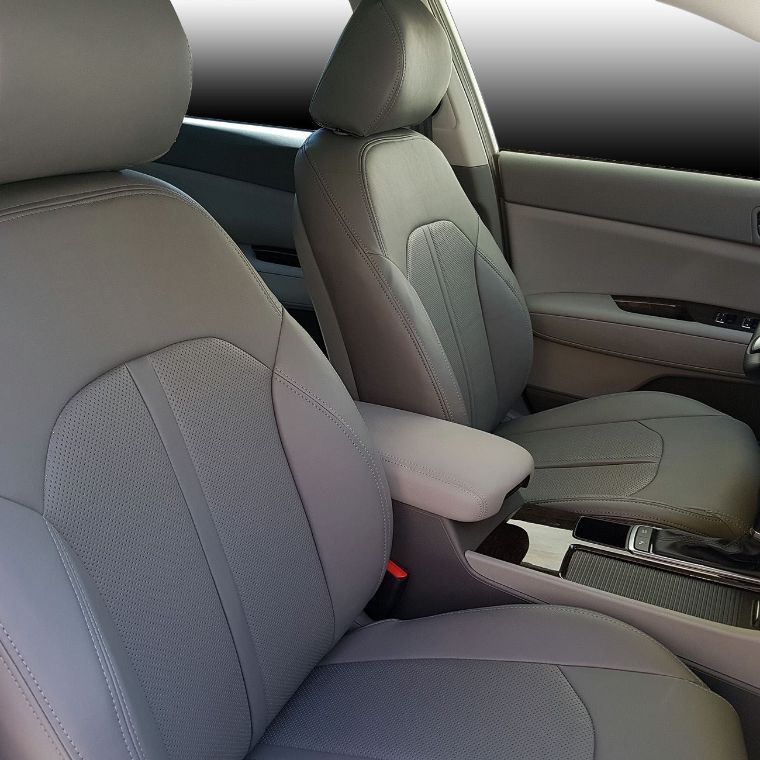 روکش چرم طوسی اپتیما 2017