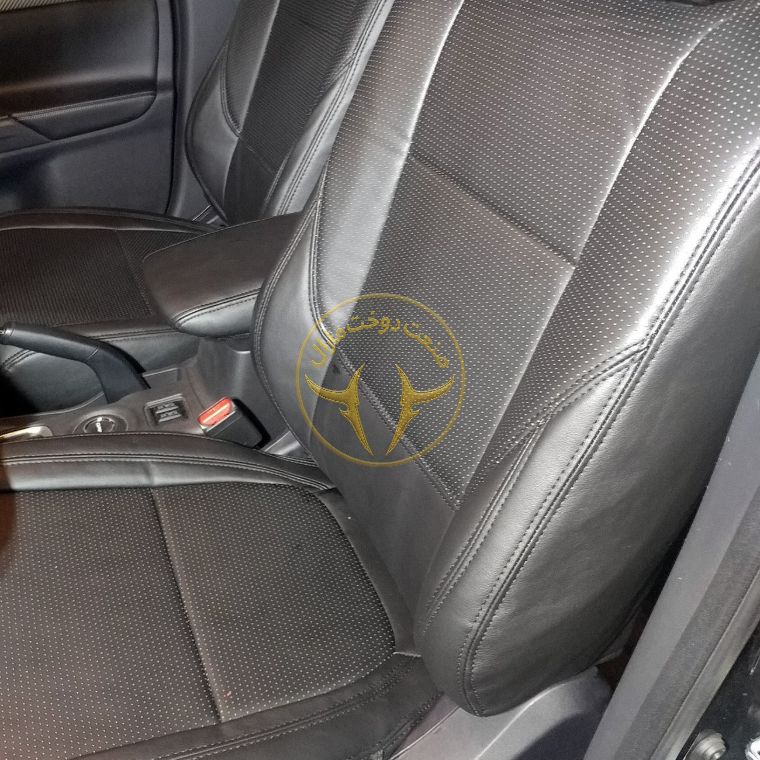 روکش چرم زرشکی اوت لندر