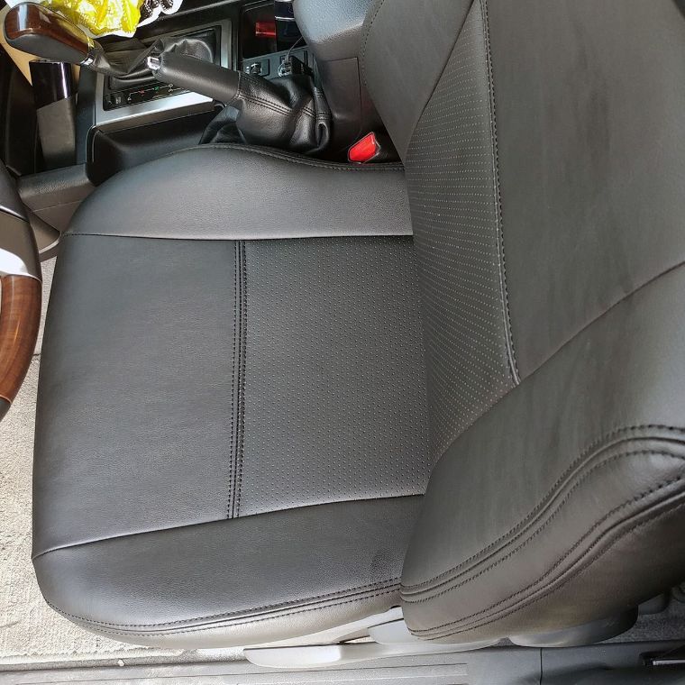 روکش چرم مشکی پرادو 2008 دودرب