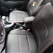 روکش چرم مشکی دوخت قرمز برلیانس 330