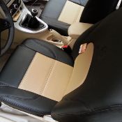 روکش چرم مشکی و کرم برلیانس 330