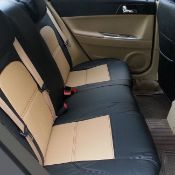 روکش چرم مشکی و کرم برلیانس 330