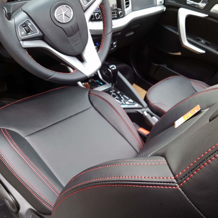 روکش صندلی چرم قرمز لکسوسی جک اس S3