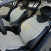 روکش چرم مشکی و کرم سیمبل