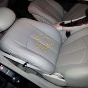 روکش چرم کرم بنز سی 240 E