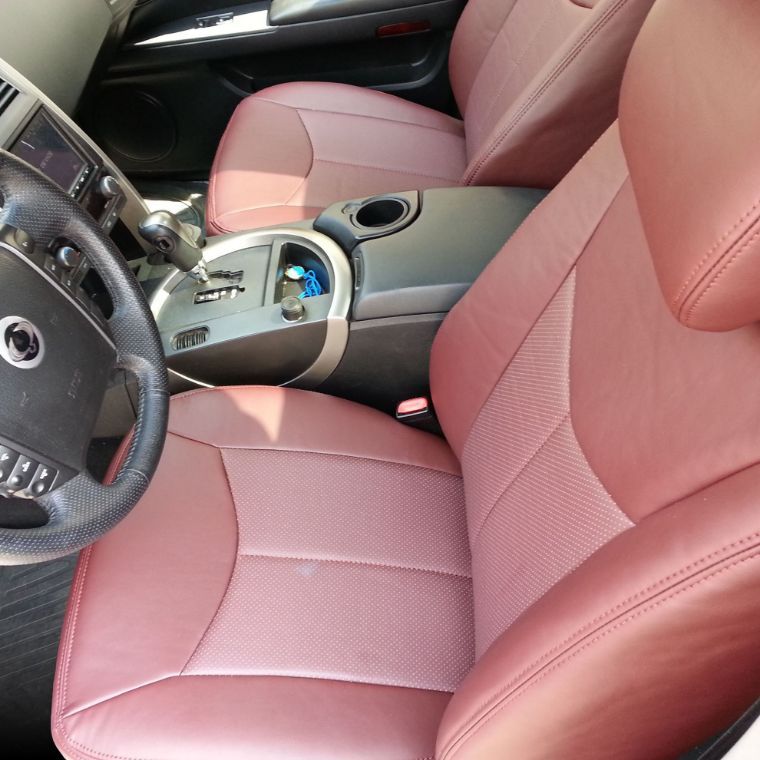 روکش چرم زرشکی کایرون