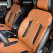 روکش چرم مارون و مشکی تیگو 5