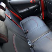 روکش چرم مشکی دوخت قرمز 206