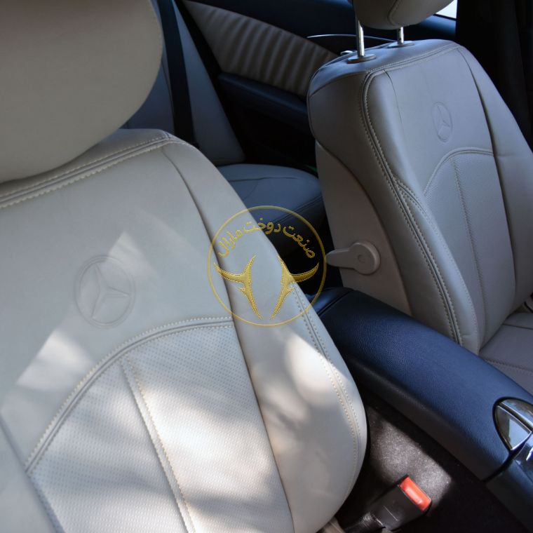 روکش صندلی چرم مشکی درجه 1 بنز ای 240 E