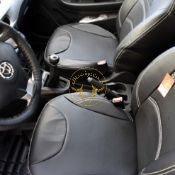 روکش صندلی چرم مشکی دوخت سفید برلیانس 230 و 220