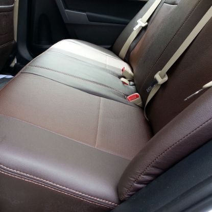 روکش صندلی چرم قهوه ای کرولا 2015-2013