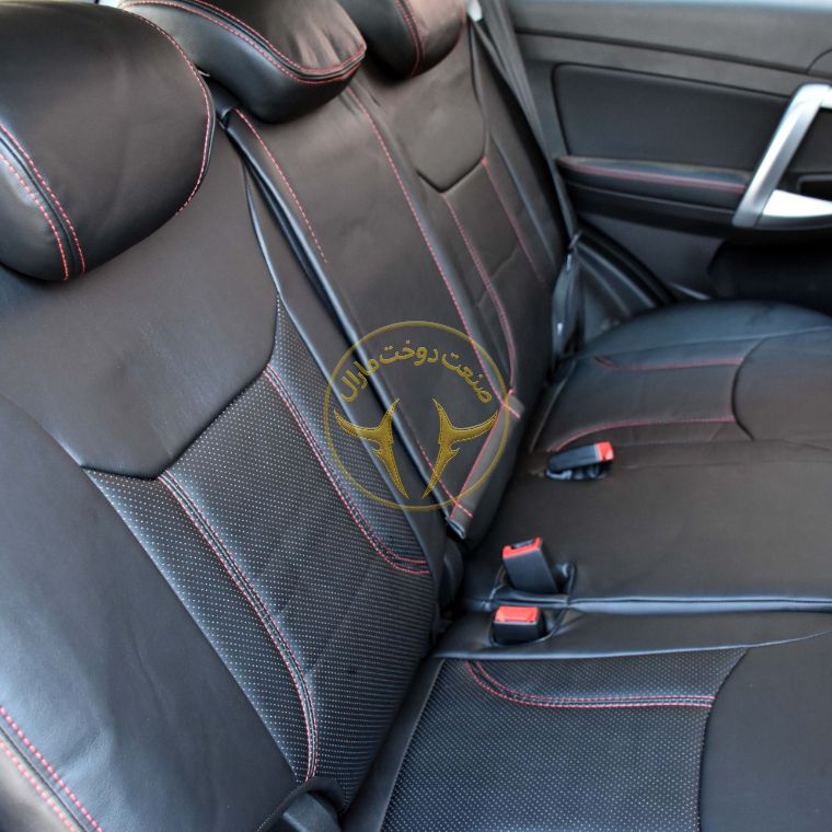 روکش چرم مارون و مشکی تیگو 5