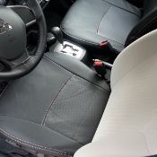 روکش صندلی چرم مشکی میراژ