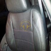 روکش صندلی چرم مشکی رنو اسکالا