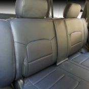 روکش صندلی چرم طوسی پاجرو