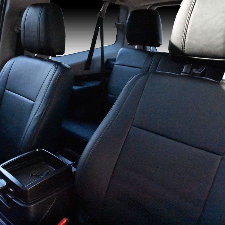 روکش چرم طوسی پاجرو 2 در 2008