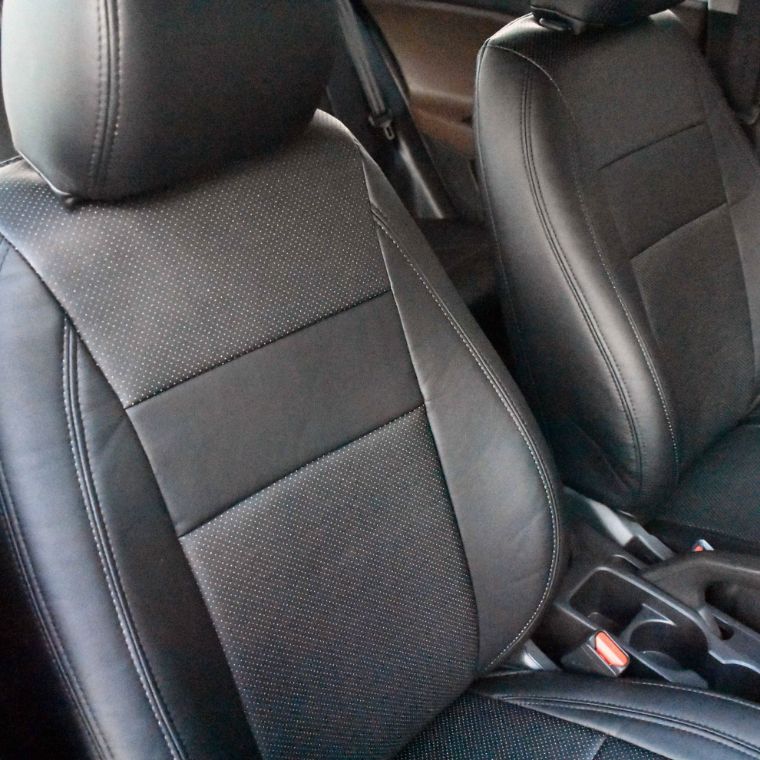 روکش صندلی چرم مشکی و مارون آی 20 I 