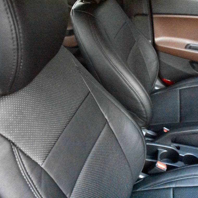 روکش صندلی چرم مشکی و مارون آی 20 I 