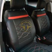 روکش چرم مشکی سیتروئن C3