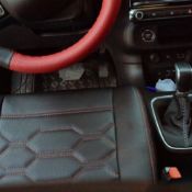 روکش چرم مشکی سیتروئن C3