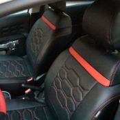 روکش چرم مشکی سیتروئن C3