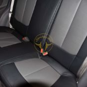 روکش چرم طوسی سیر و روشن ترکیبی ورنا