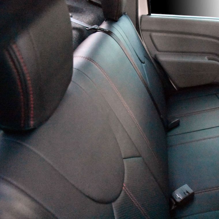 روکش چرم مشکی قرمز ال 90