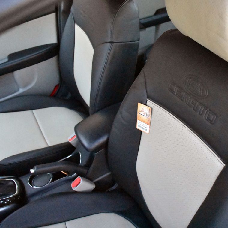 روکش صندلی چرم مشکی سراتو سایپا