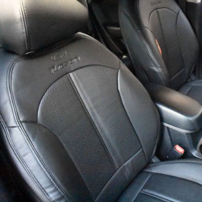 روکش صندلی چرم مشکی IX35