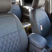 روکش چرم طوسی هایلوکس 2015 - 2010