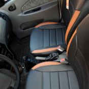 روکش چرم مشکی و مارون تیبا 2