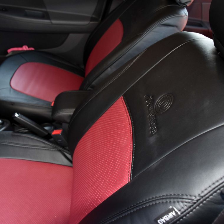 روکش چرم مشکی و مارون اچ سی کراس