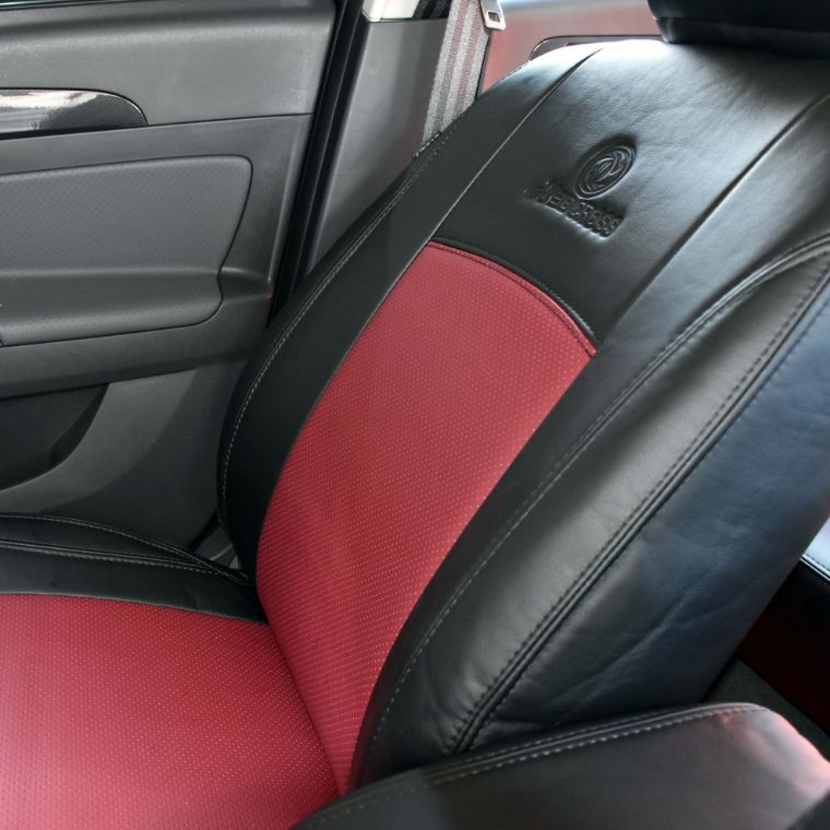 روکش چرم مشکی و مارون اچ سی کراس