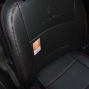 روکش صندلی چرم مشکی دوخت قرمز زانتیا