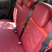 روکش چرم قرمز سیتروئن C3