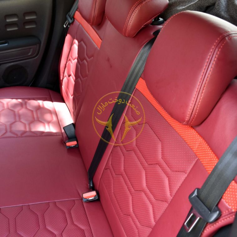 روکش چرم مشکی سیتروئن C3