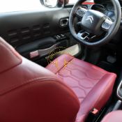 روکش چرم قرمز سیتروئن C3