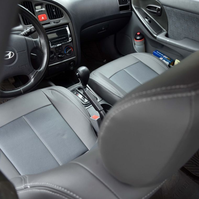 روکش صندلی چرم مشکی آوانته