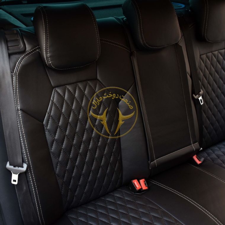 روکش چرم مشکی ام جی MG 6