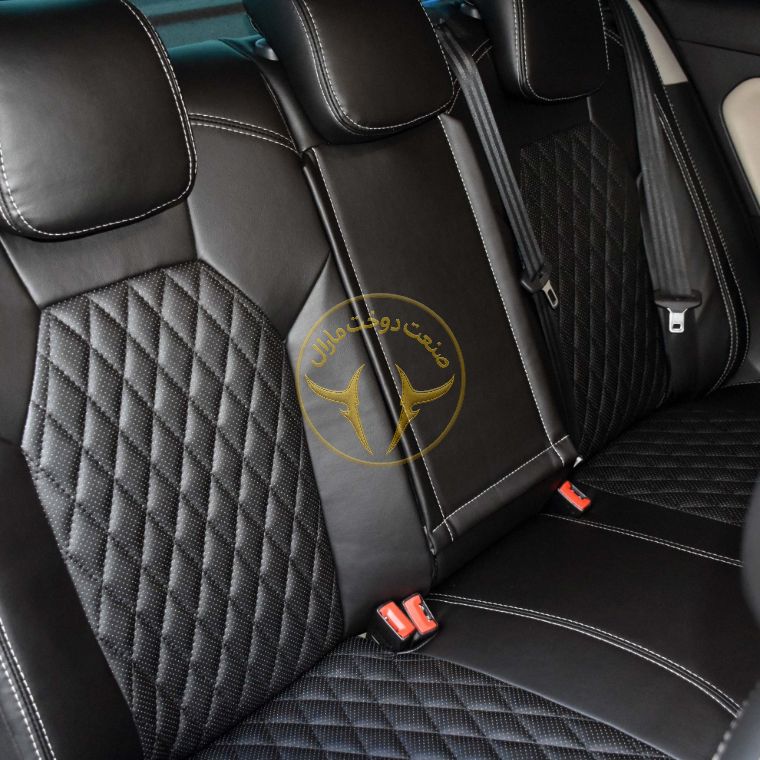 روکش چرم مشکی ام جی MG 6