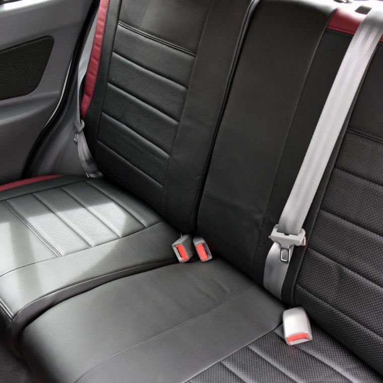 روکش چرم مشکی و مارون تیبا 2