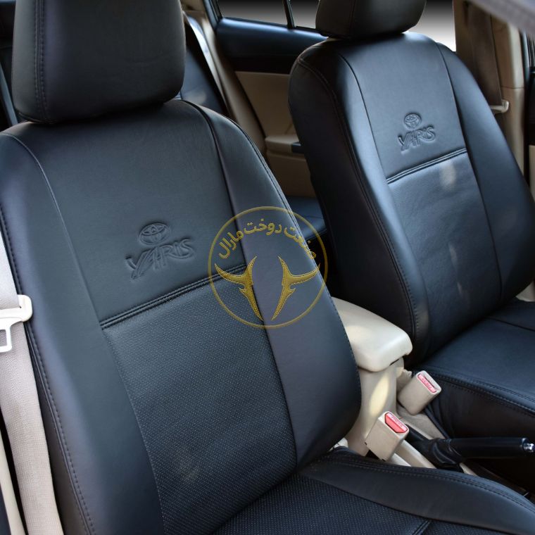 روکش صندلی چرم مشکی یاریس سدان 2016